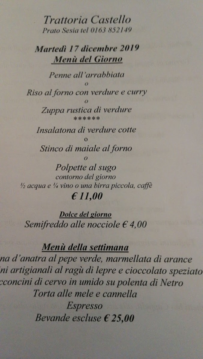 Menu Trattoria Castello-8