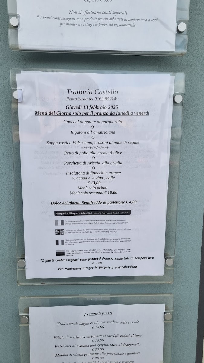 Menu Trattoria Castello-9